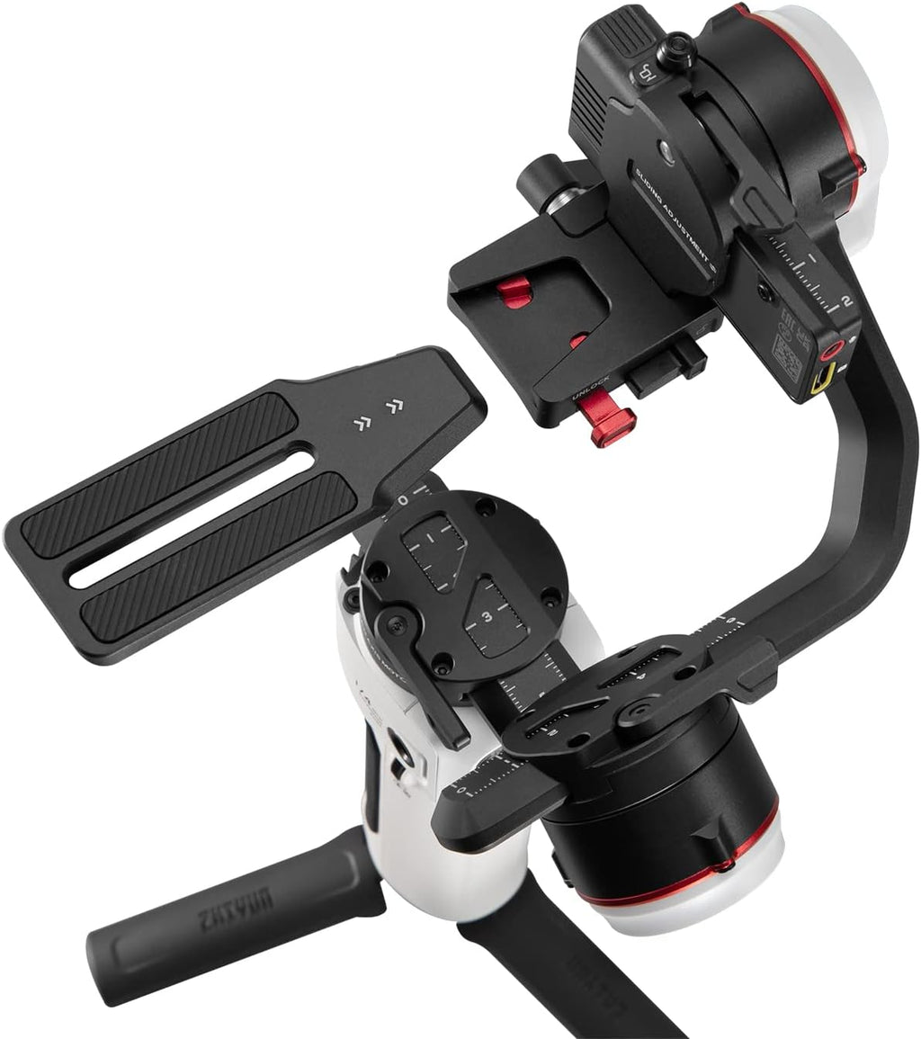 Handheld 3-Axis Gimbal Stabilizer with Tripod Phone Clip U349332