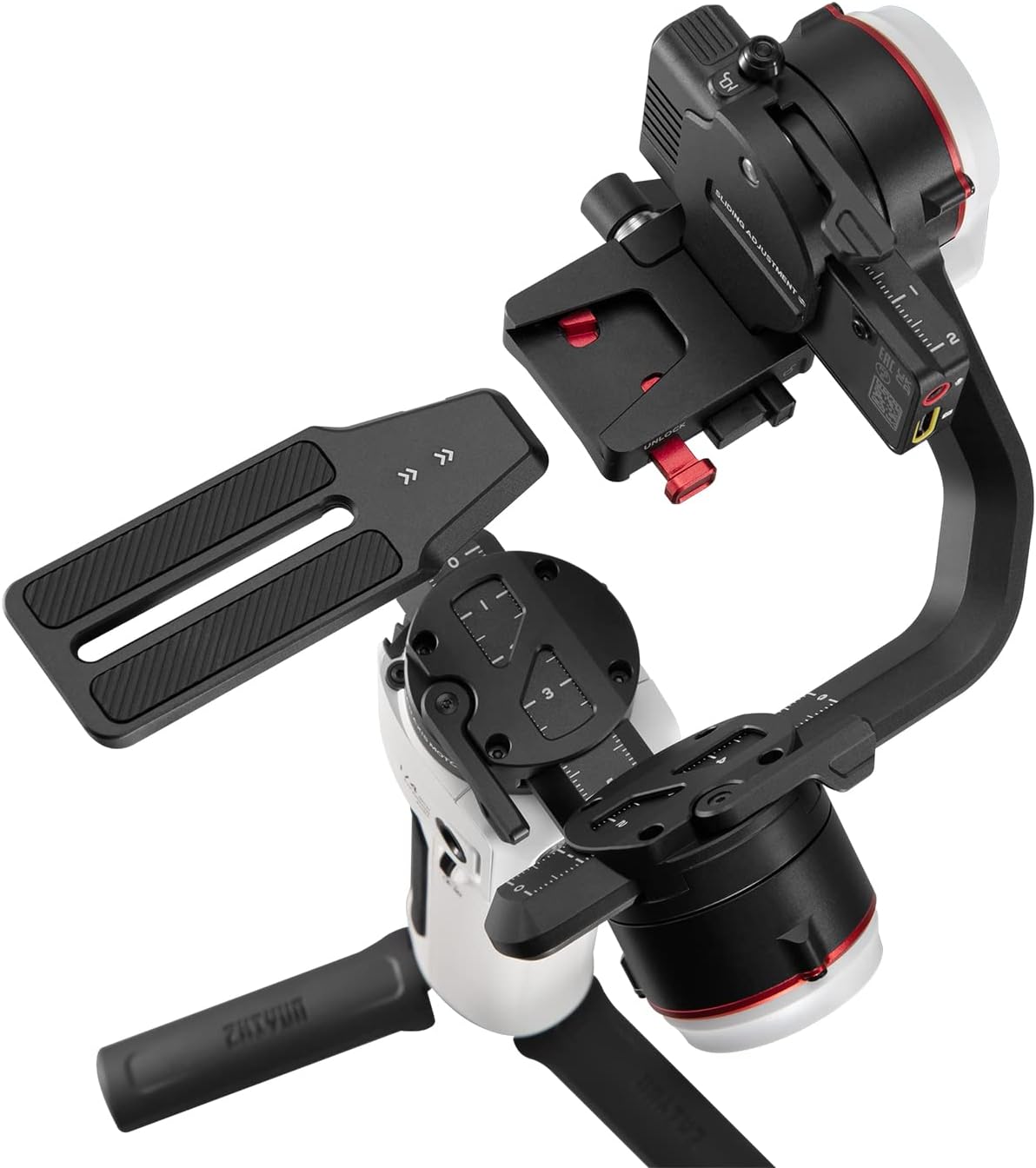 Handheld 3-Axis Gimbal Stabilizer with Tripod Phone Clip U349332
