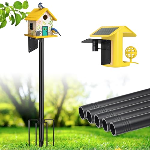 103" Extra Tall Bird Feeder Pole with Anti-Tip Stakes V9564