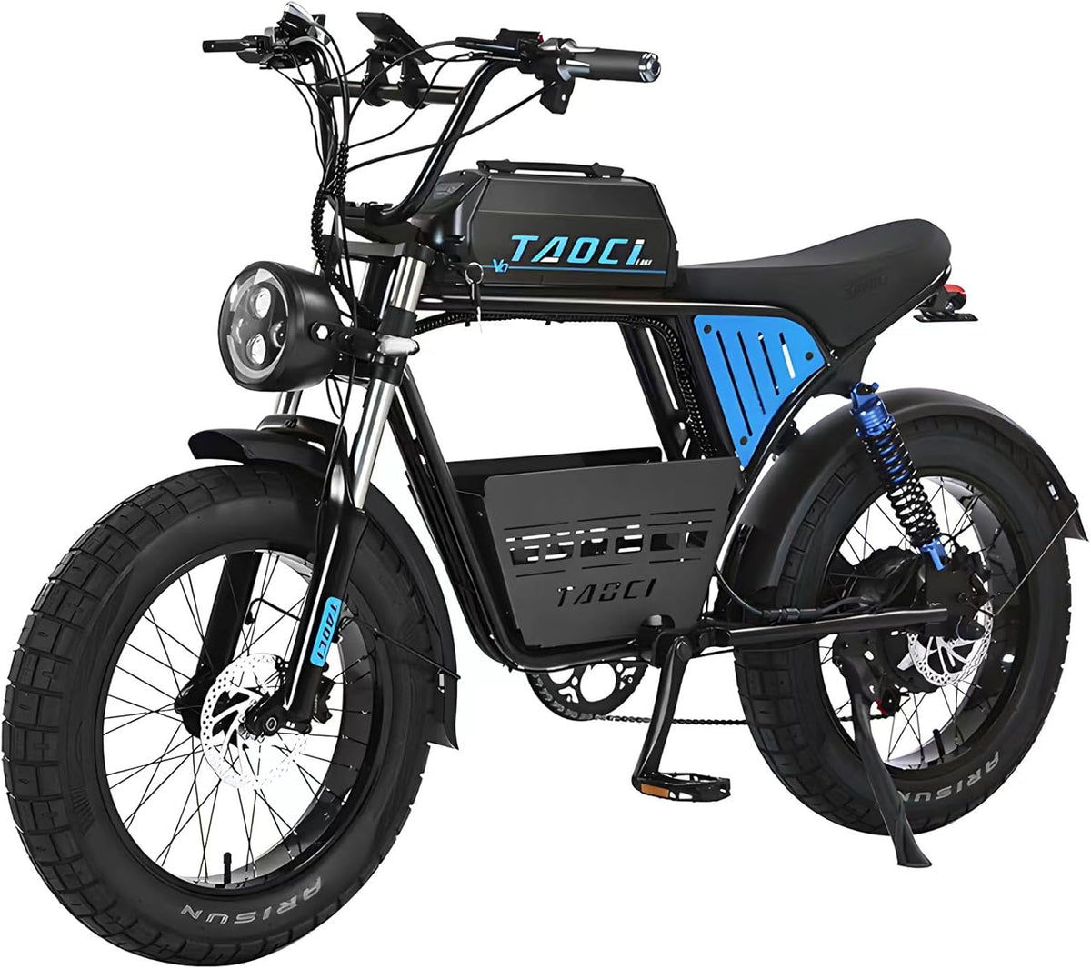 26" Fat Tire Electric Mountain Bike with 48V23Ah Removable Battery D5962