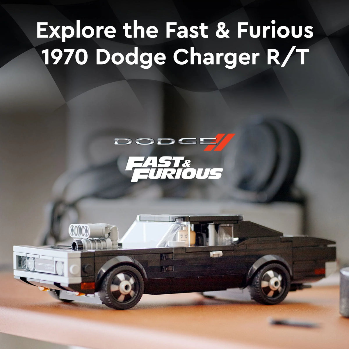 1970 Dodge Charger R/T Toy Muscle Car Model Kit Q749543