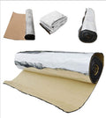 394mil 32.29sqft Car Heat Sound Deadener Insulation Mat Aluminum Fiber Pack of 2 O470002