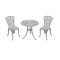 3 Piece Bistro Set White O95549