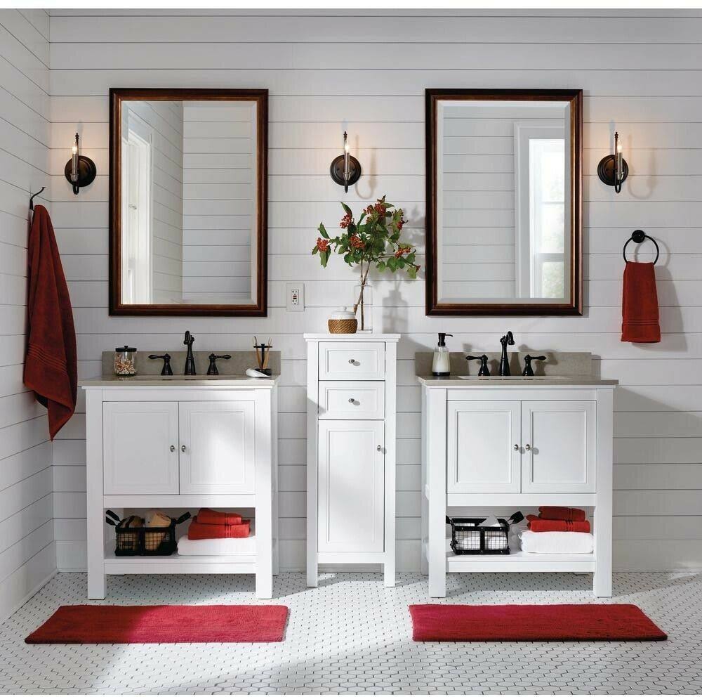 2-Handle 8x22 Widespread Bathroom Faucet Tuscan Bronze X597