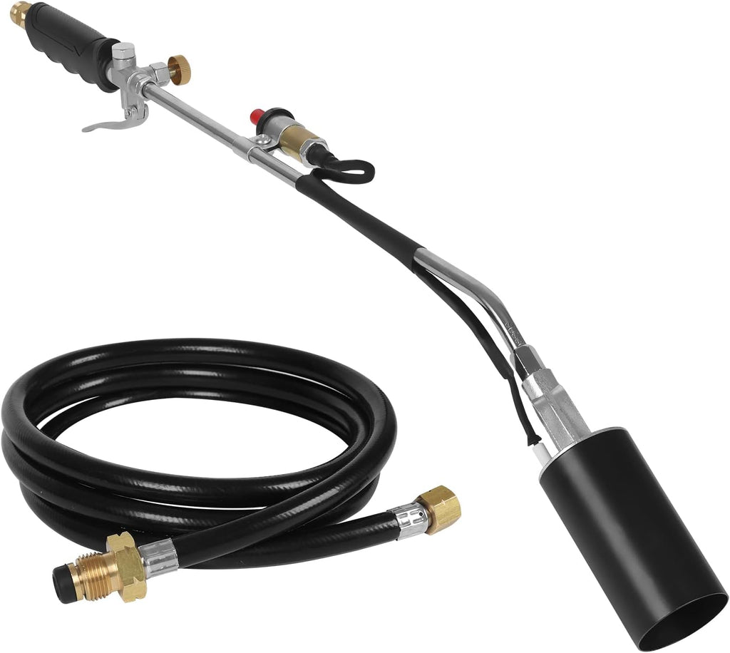 Propane Weed Torch Burner 700000 BTU with Push Button Igniter and 6.5 FT Hose G588