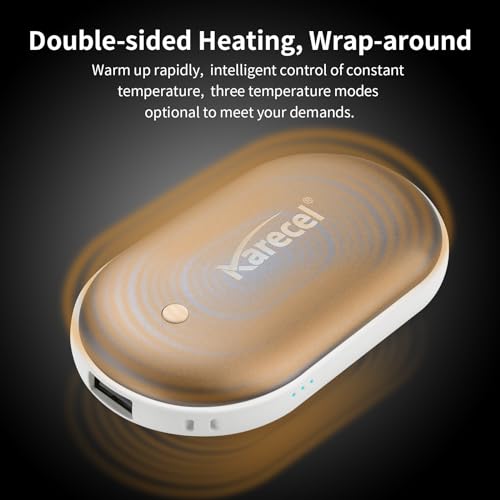 Rechargeable Hand Warmer 5200mAh Double-Sided Electric Hand Warmer Power Bank I348570