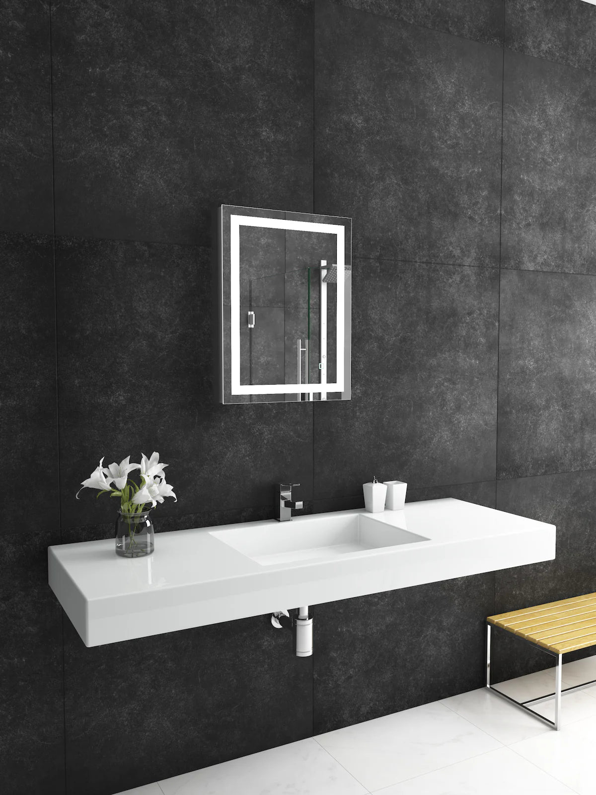 20 x 26 Rectangle Mirror with Touch Dim Sensor Switch 6000K T679