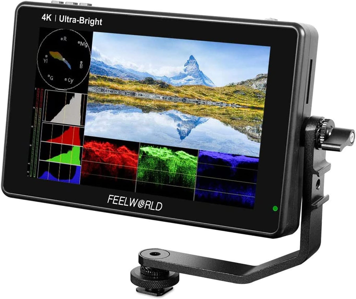 7 Inch 2200nits Touch Screen Camera Field Monitor with Waveform VectorScope 4K HDMI Input R44277
