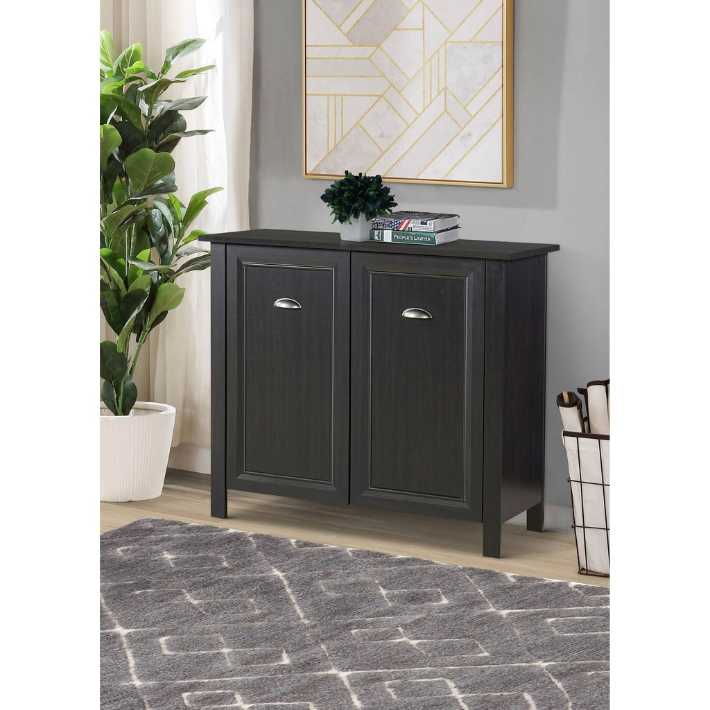 Espresso 2-Door Storage Cabinet S793
