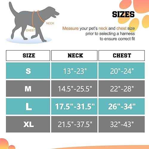 Padded Reflective Dog Harness S6303