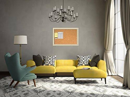 Country Whitewash Framed Cork Board H260284