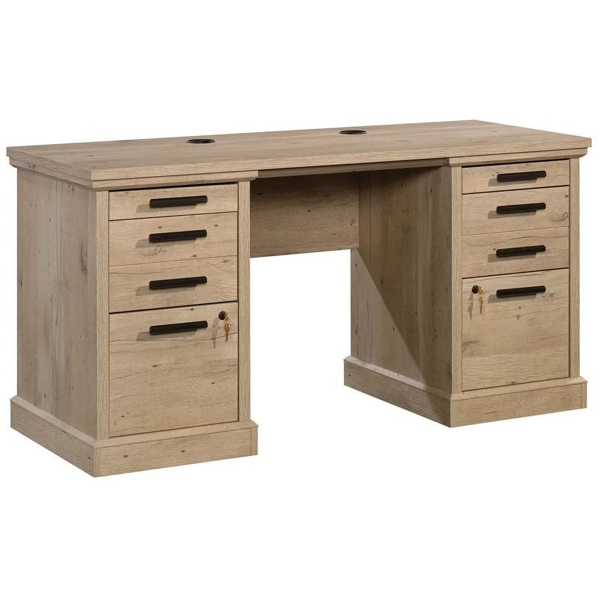 2-Piece Credenza Desk & Filing Cabinet Set B238
