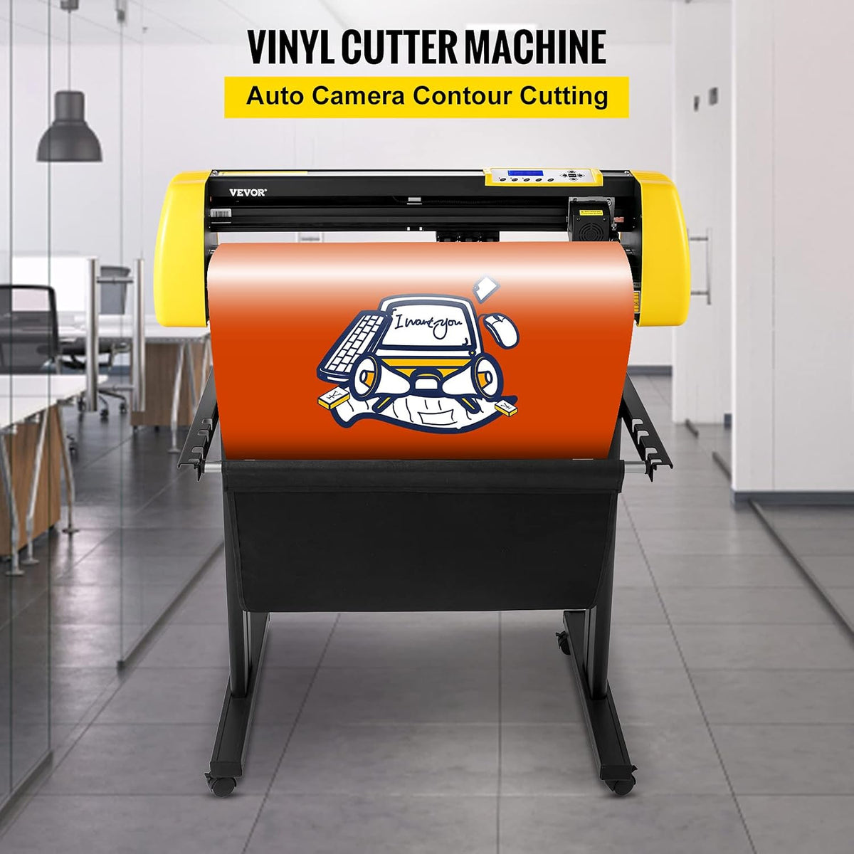 28 in Vinyl Cutter Machine with Stand I716881