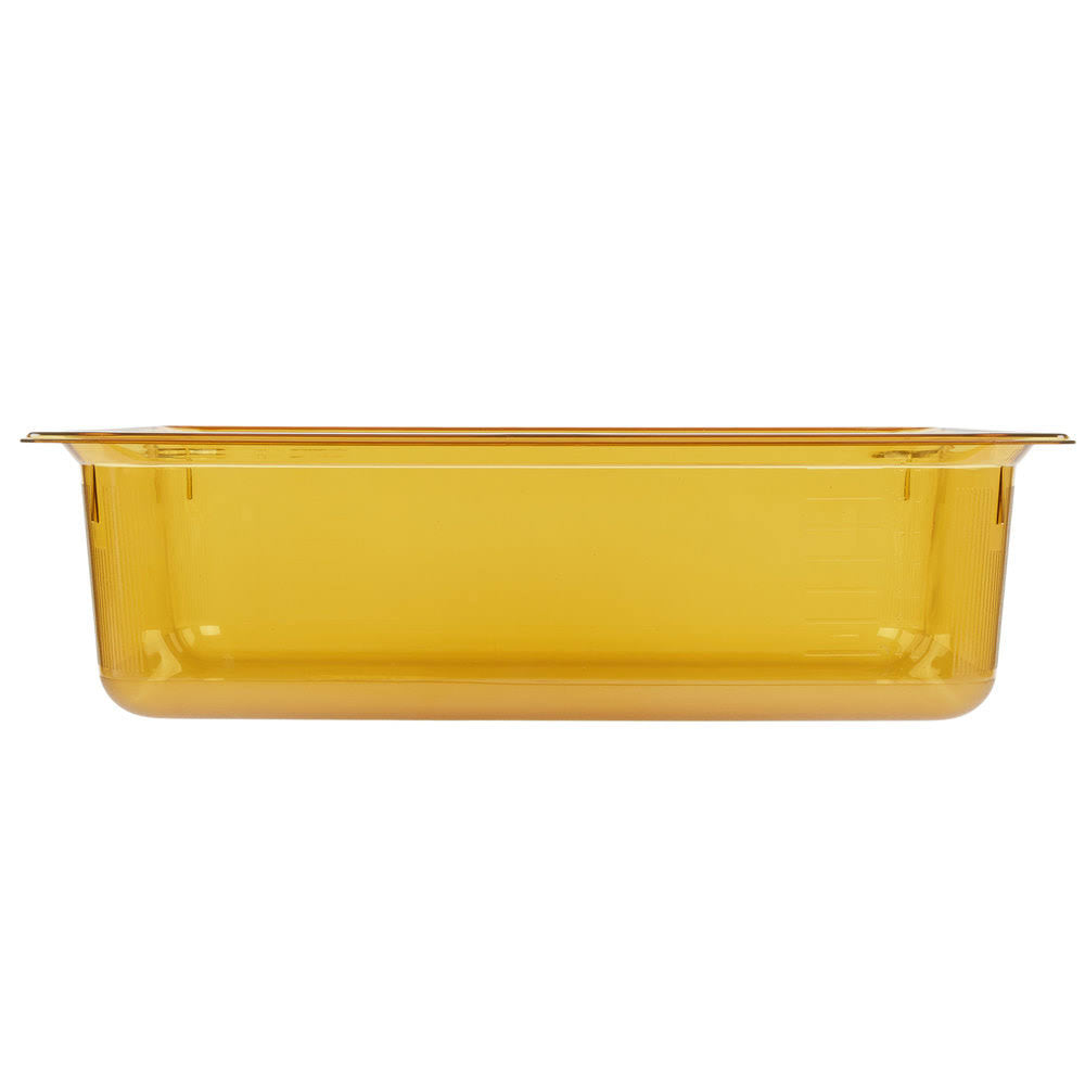 Amber Plastic High-Temperature Food Pan E20984