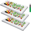 3 Pack Inflatable Ice Serving Buffet Bar Drink Holder Pool Float T7810