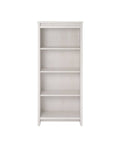 4-Shelf Bookcase in Ivory Oak H293