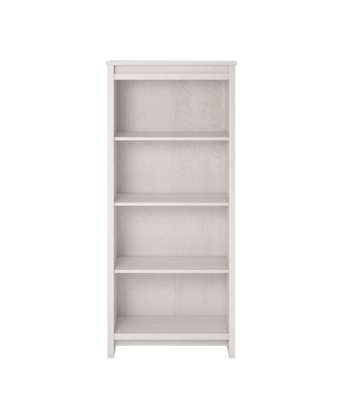 4-Shelf Bookcase in Ivory Oak H293