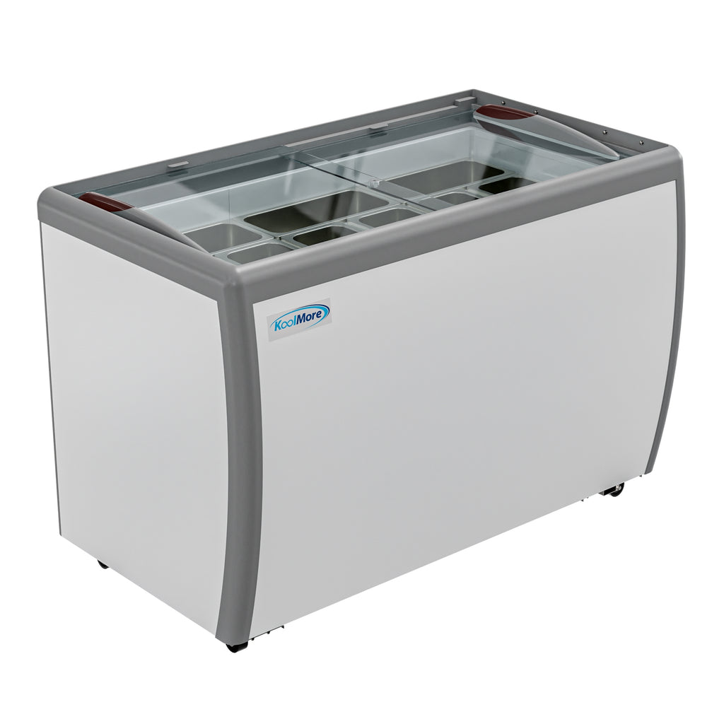 13 cu. ft. Gelato Dipping Cabinet Display Freezer with Sliding Glass Door E4836