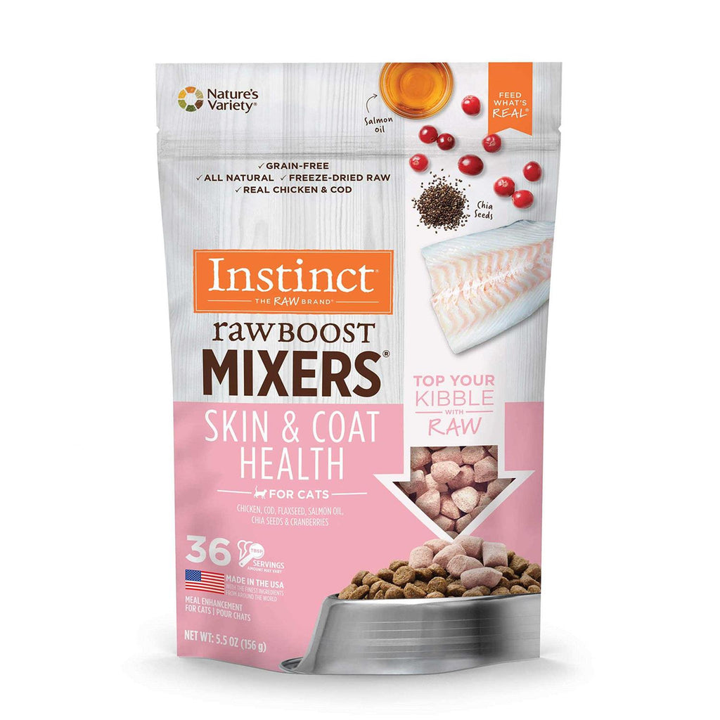 Freeze-Dried Raw Grain-Free Skin & Coat Cat Food Topper U3791