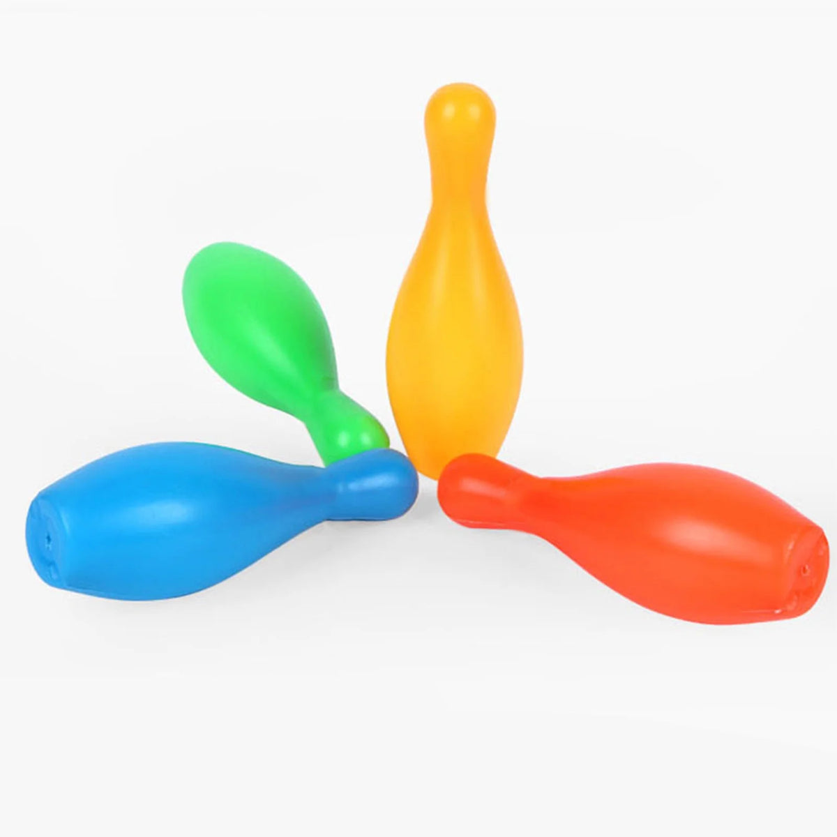 12Pcs Solid Color Bowling Toy Set P309