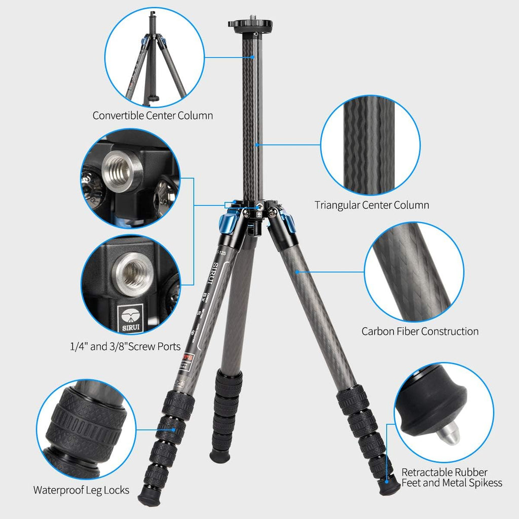 Carbon Fiber Tripod with Triangular Center Column P10305
