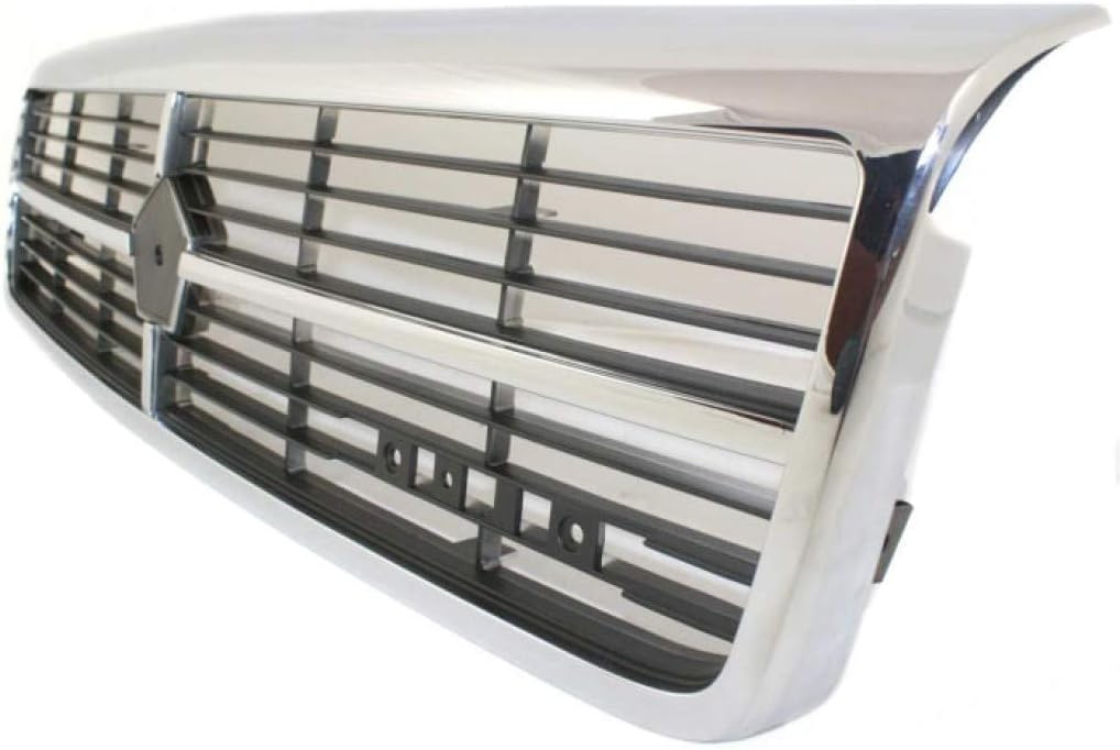 Chrome Shell Grille Assembly with Painted Black Insert K551