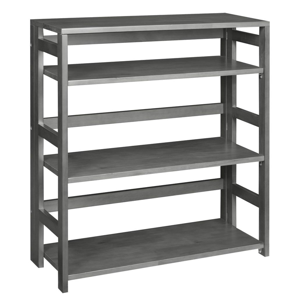 Grey High Folding Bookcase J3374