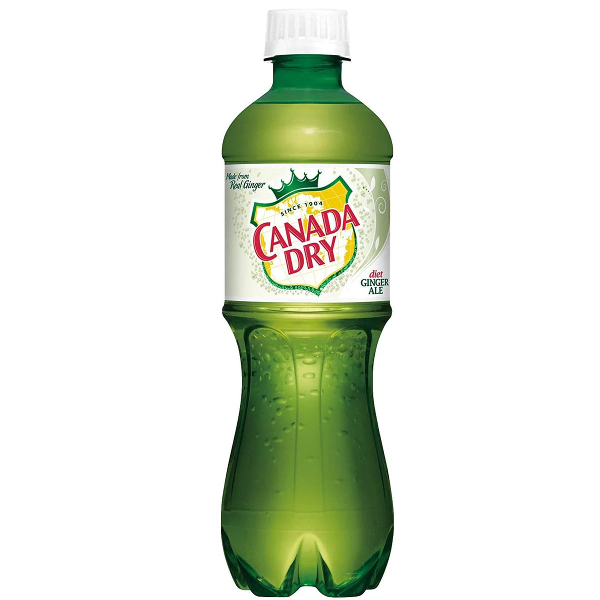 Diet Ginger Ale, 20oz Bottle (Pack of 8, Total of 160 Oz) U711