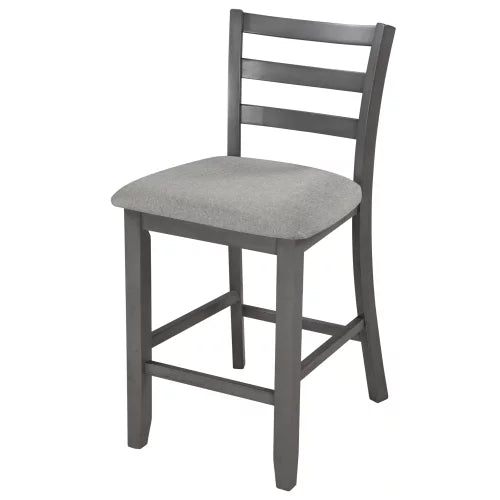 5 Piece Wooden Counter Height Dining Set L894680