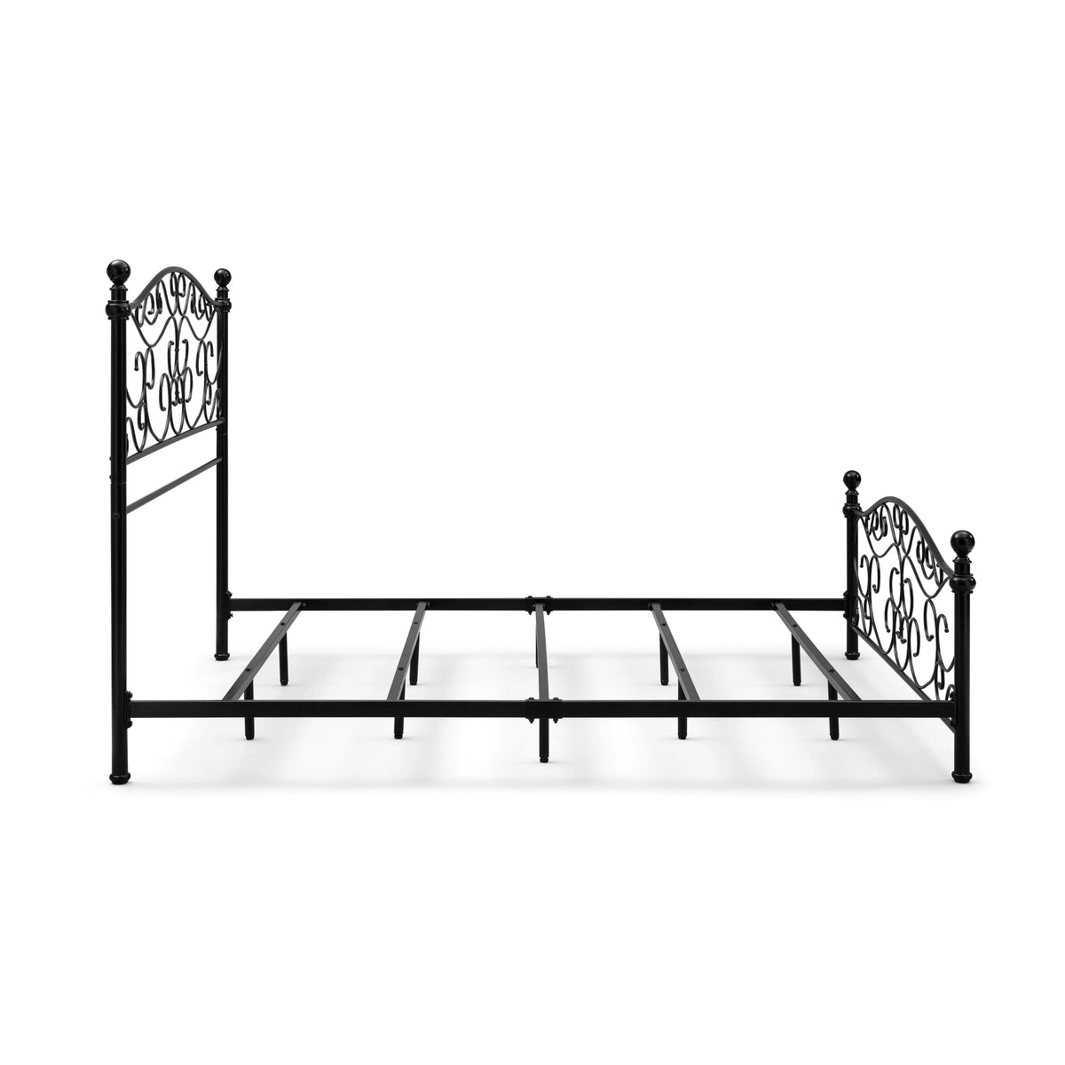 Black King Metal Bed-In-A-Box X562530