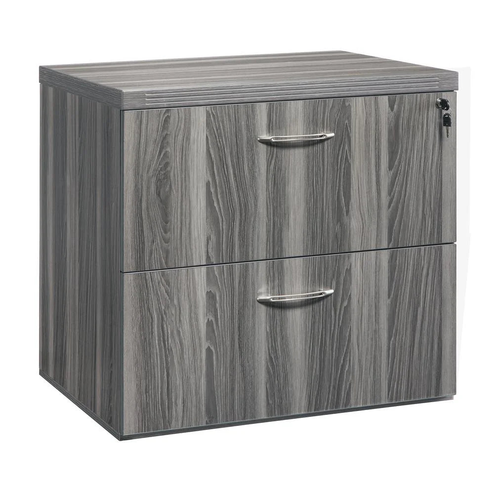 2 Drawer Gray Steel File Cabinet Q988815