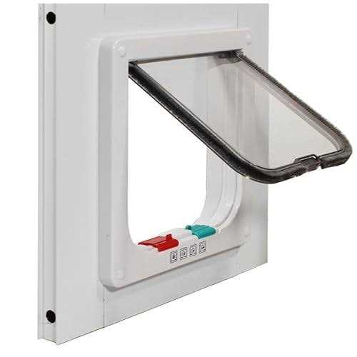 Adjustable Aluminum Cat Door for Sash Windows Z555