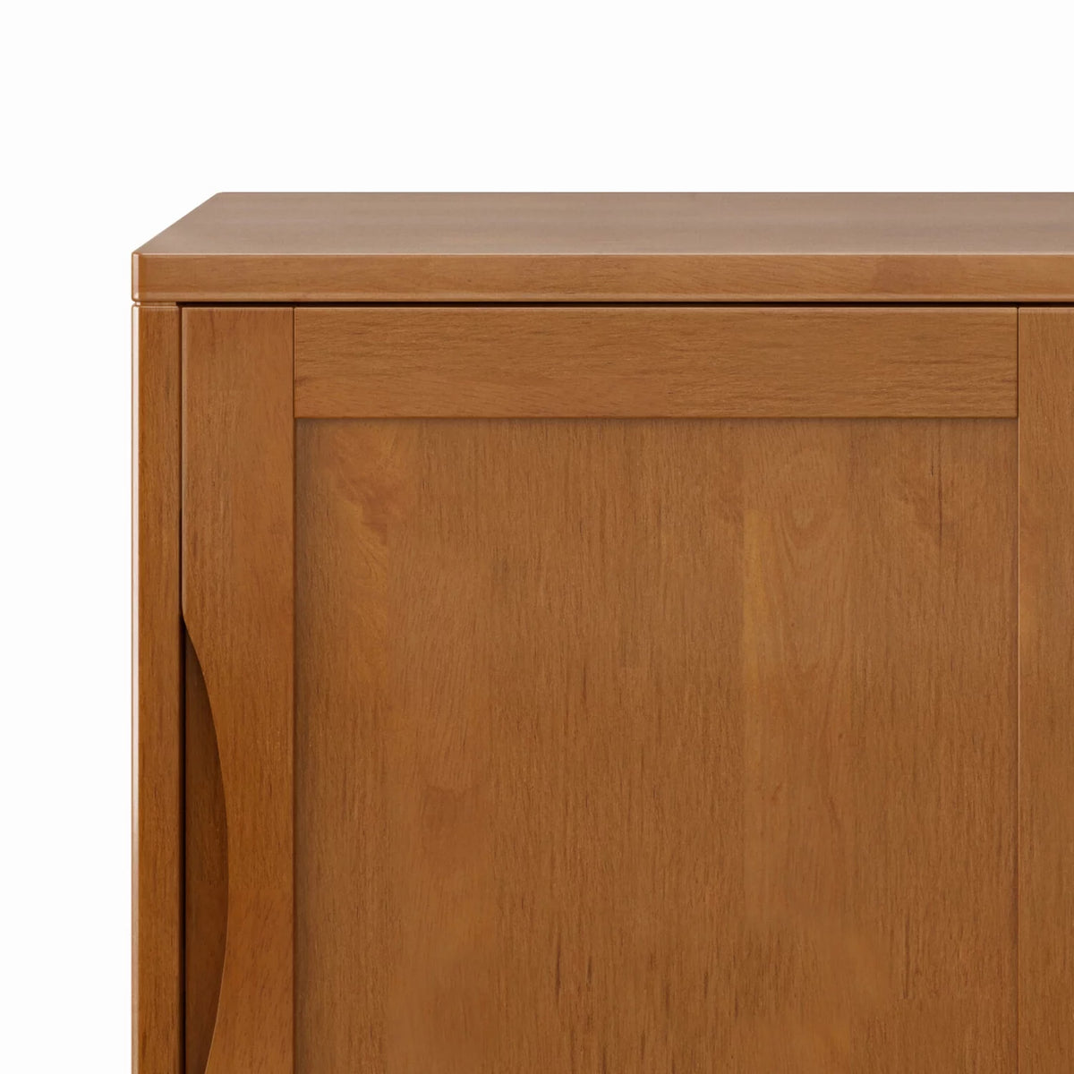 30 inch Wide Low Storage Cabinet in Teak Brown K307