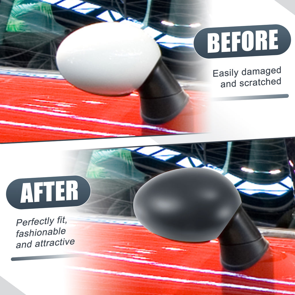 Gray Rear View Mirror Cover Cap for BMW Mini Clubman R55 Hatchback Cooper R56 O4090