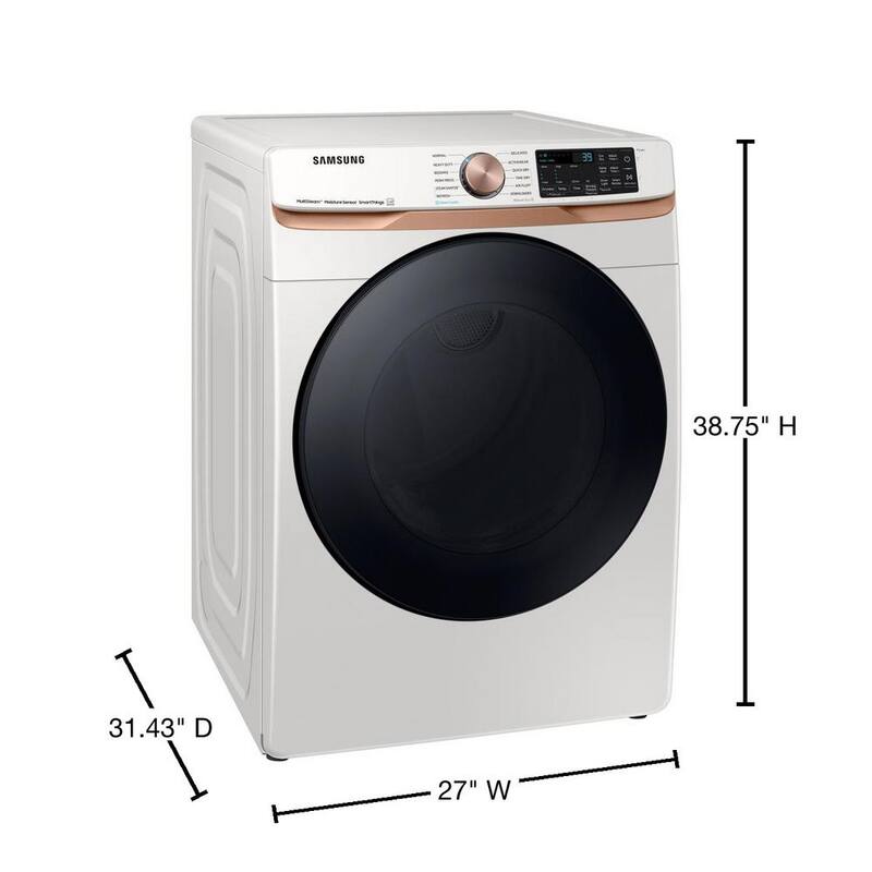 7.5 cu. ft. Smart Gas Dryer in Ivory Beige J89640