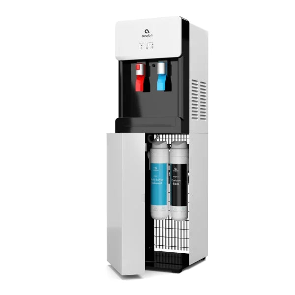 White Touchless Hot/Cold Water Cooler F481836