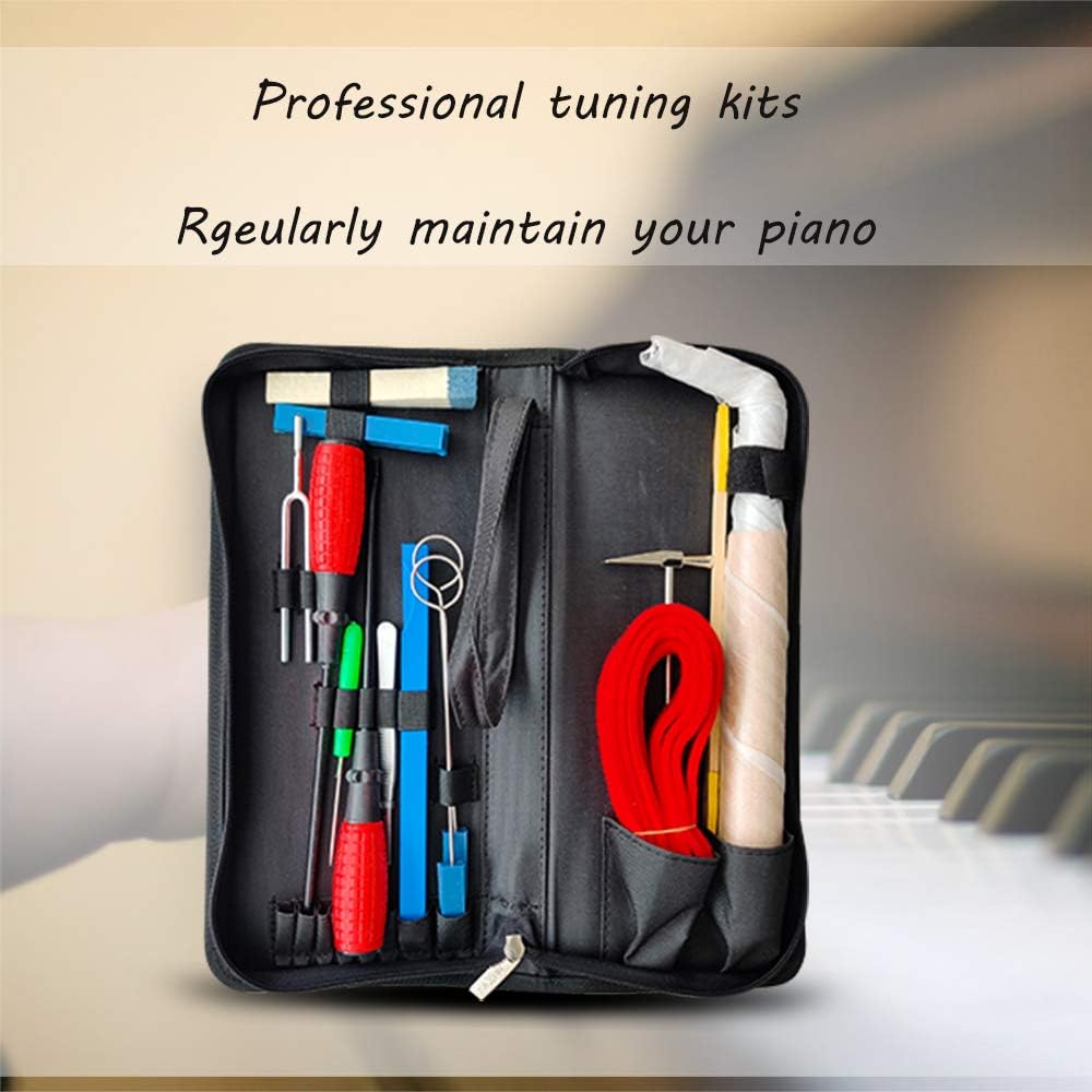 16 Pieces Piano Tuner Tools with Case V70675