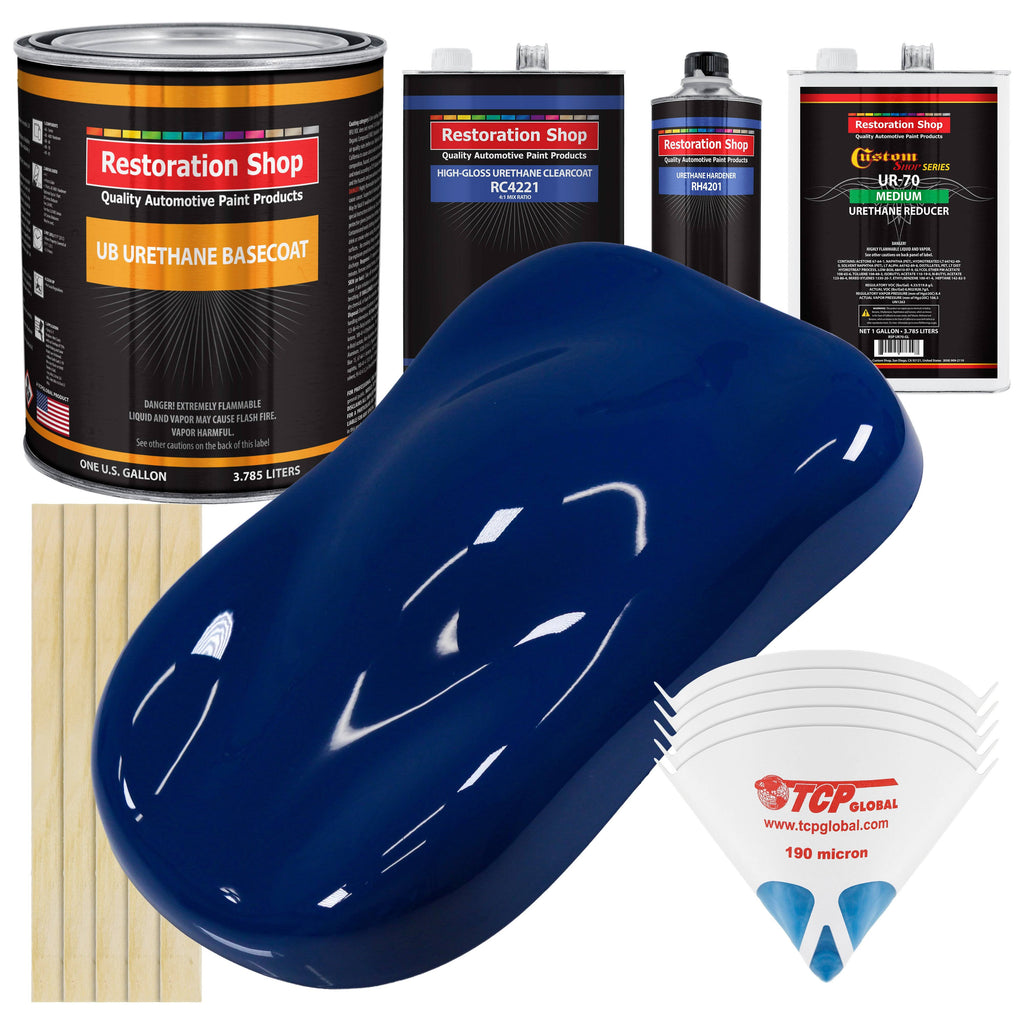 Marine Blue Urethane Basecoat/Clearcoat Car Paint Kit Z4948