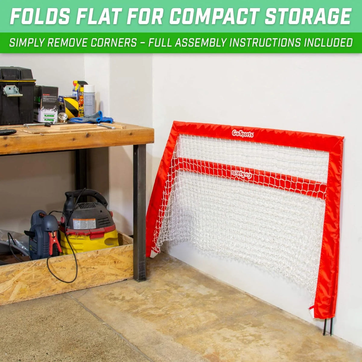 Hockey Street Set with Pop-Up Goal and 2 Sticks Q79713