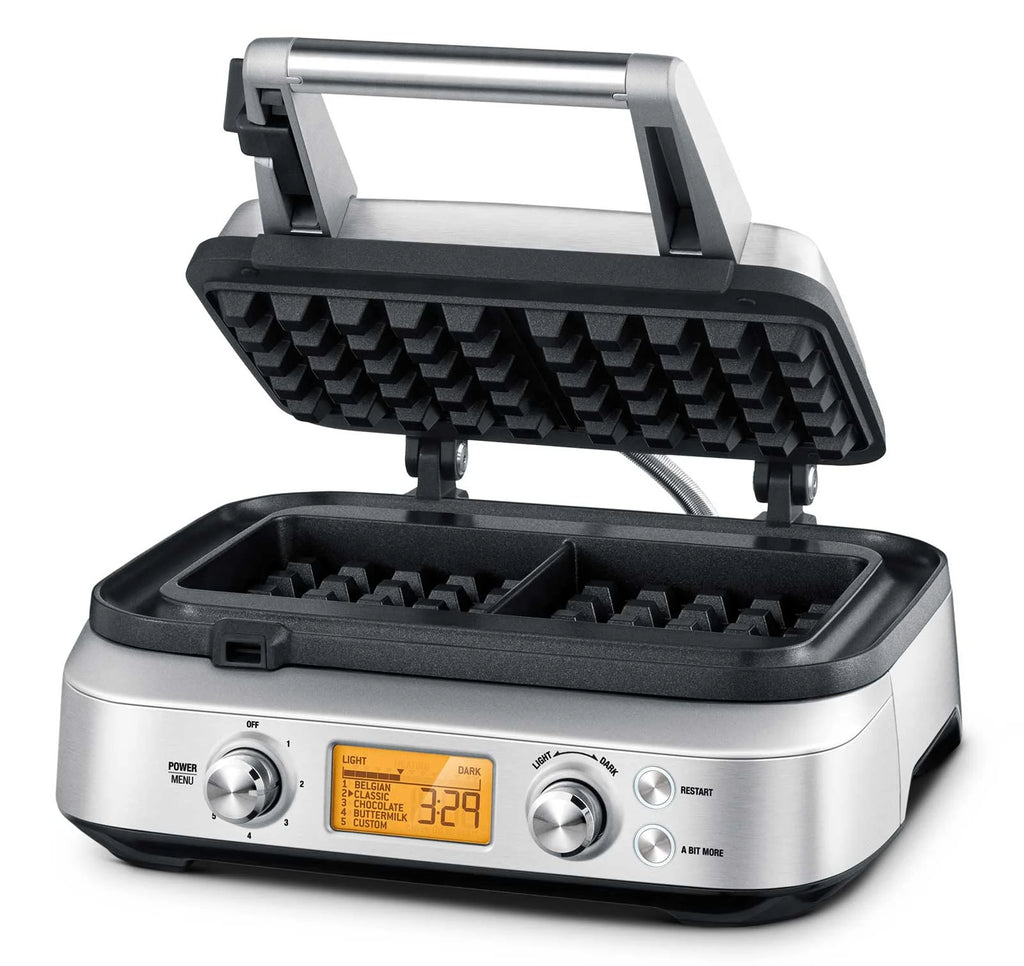 Brushed Stainless Steel 2 Slice Waffle Maker Y4528