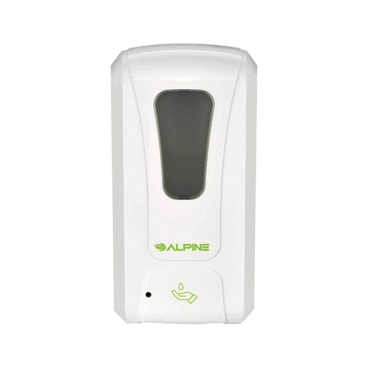 White Automatic Gel Hand Sanitizer and Soap Dispenser with Floor Stand L213