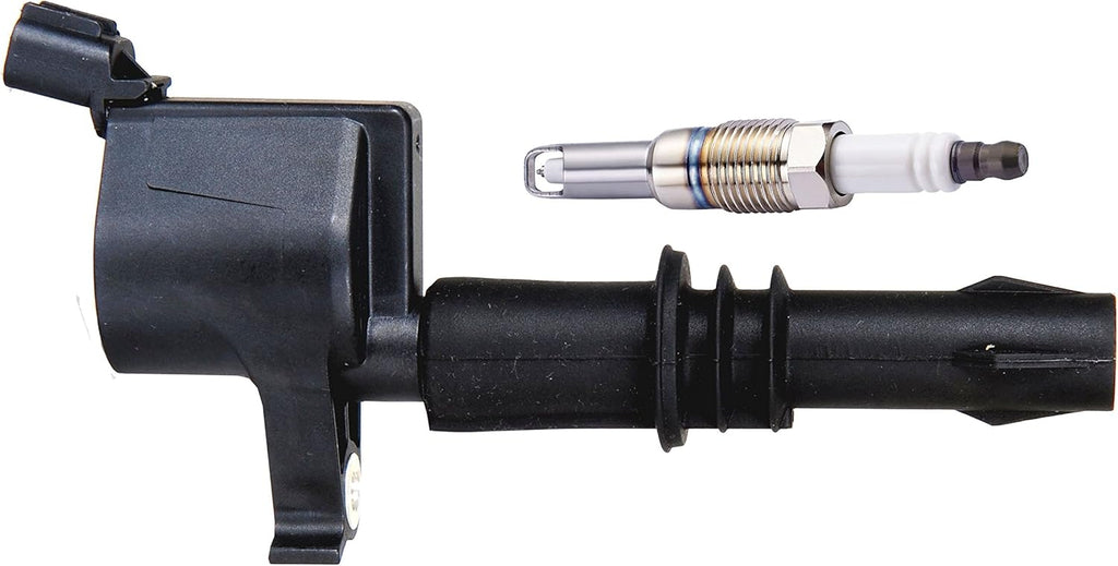 Set of 8 Platinum Spark Plug and 8 Ignition Coil Pack Compatible with Ford 5.4L 4.6L Q5736