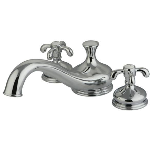 French Country Roman Tub Filler Satin Nickel V987253