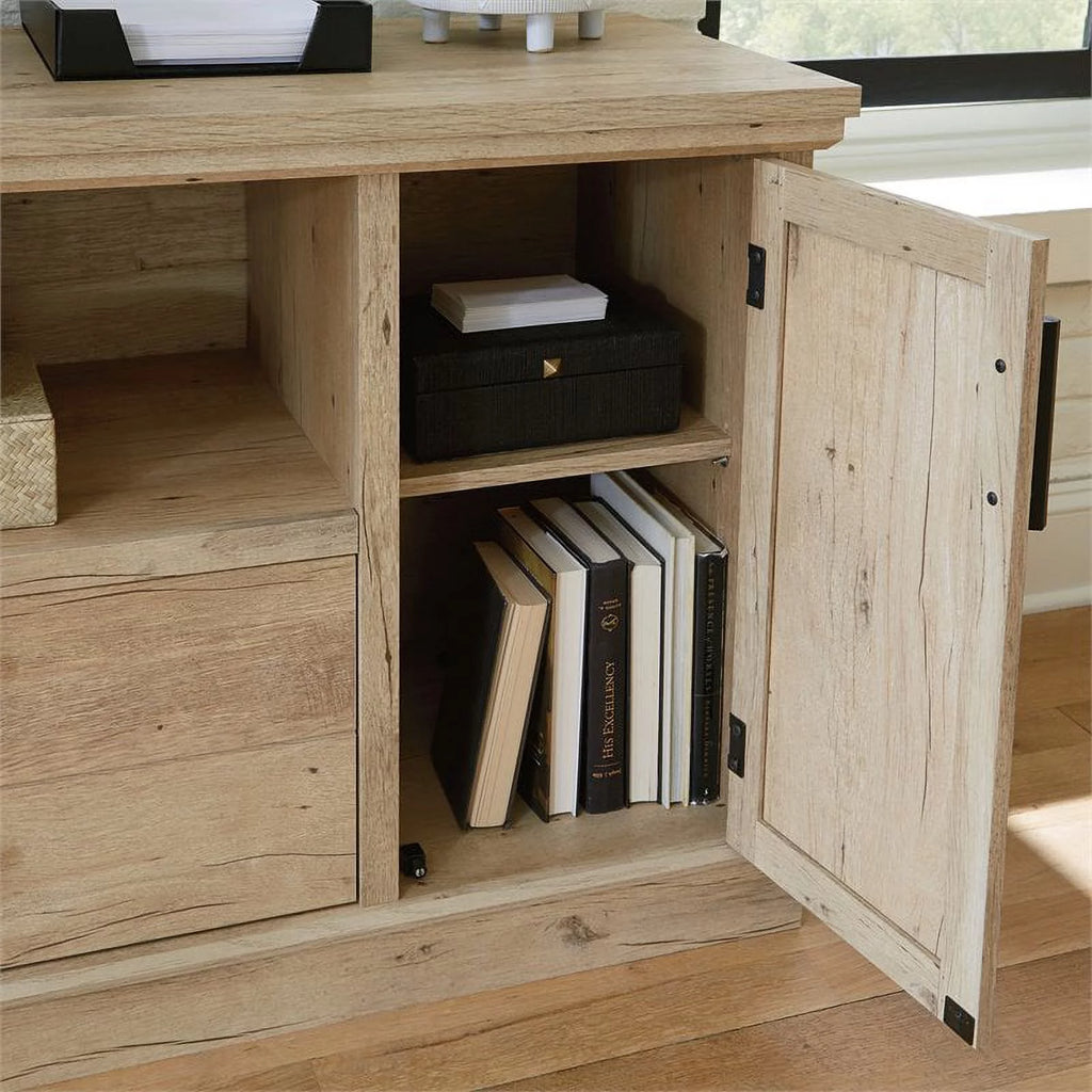 2-Piece Credenza Desk & Filing Cabinet Set B238