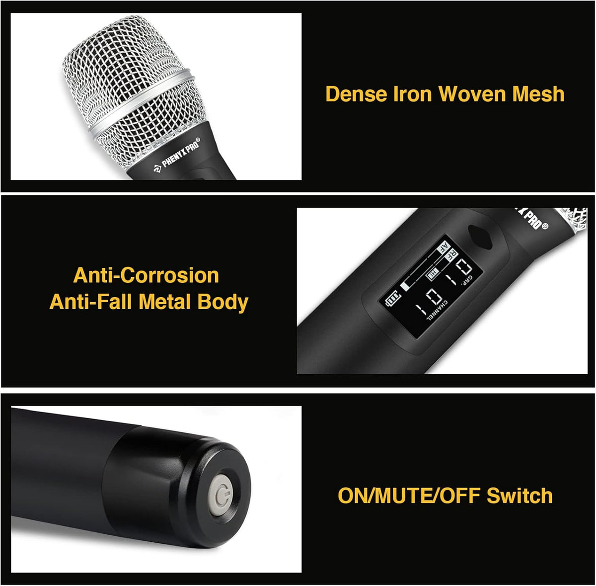 True Diversity Wireless Microphone System with 1000 Channels I243033
