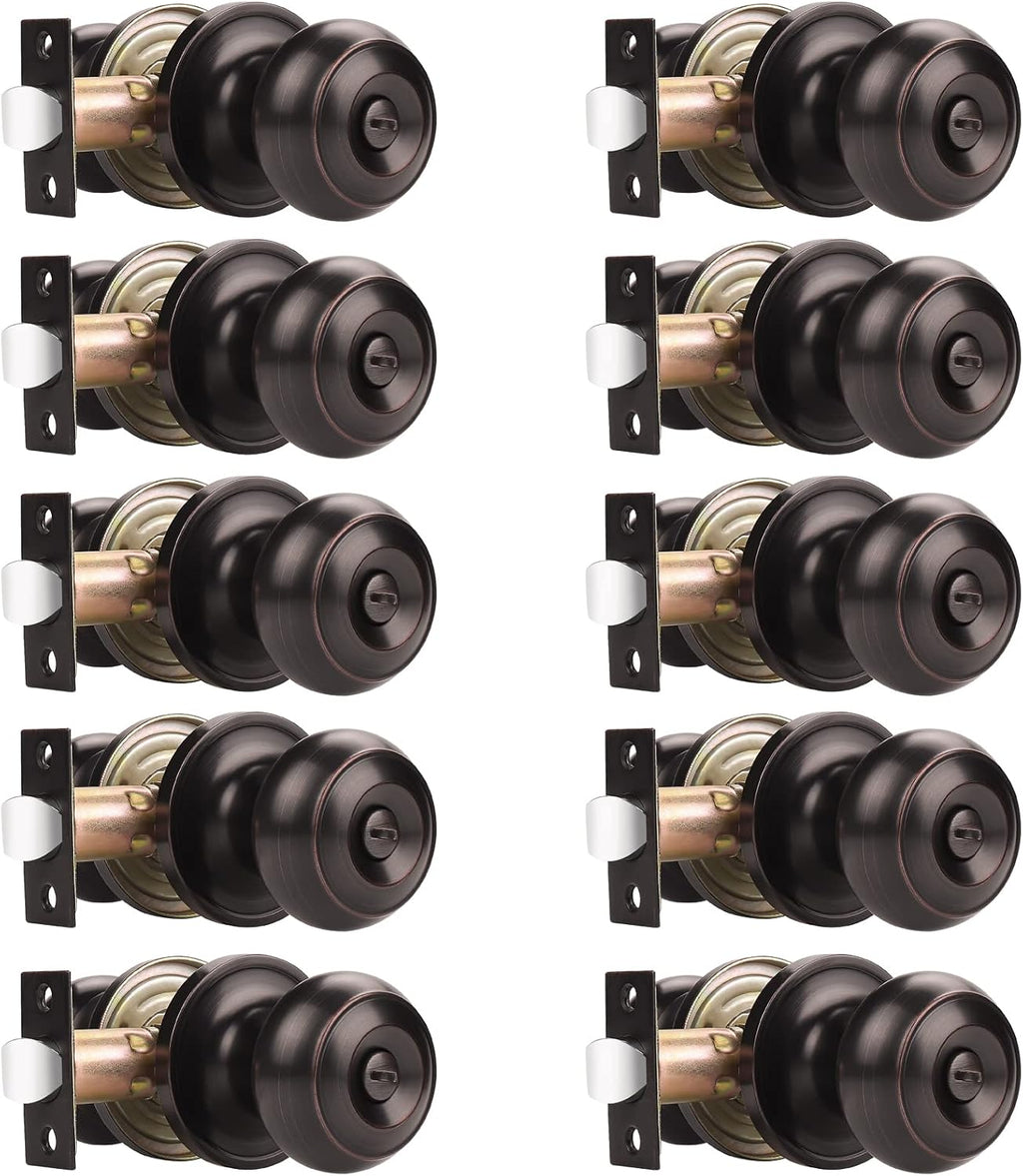 Oil Rubbed Bronze Door Levers Hardware Pack of 2 H257