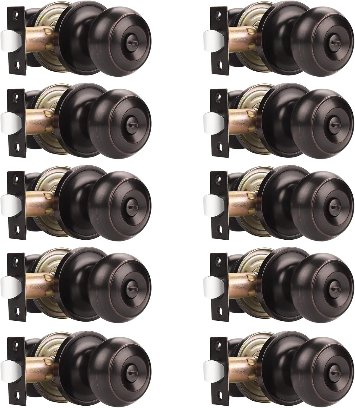 Oil Rubbed Bronze Door Levers Hardware Pack of 2 H257