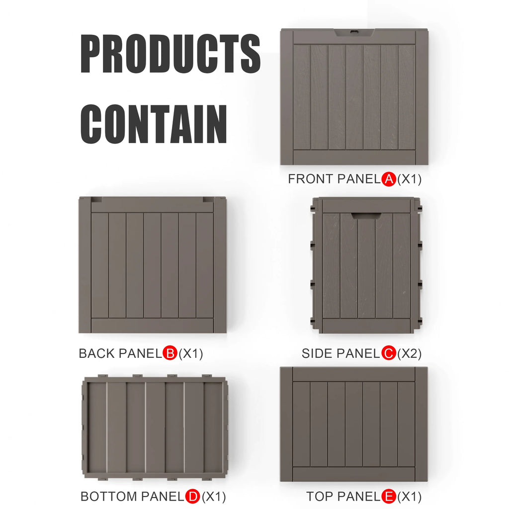 30 Gallon Waterproof Deck Box W17278