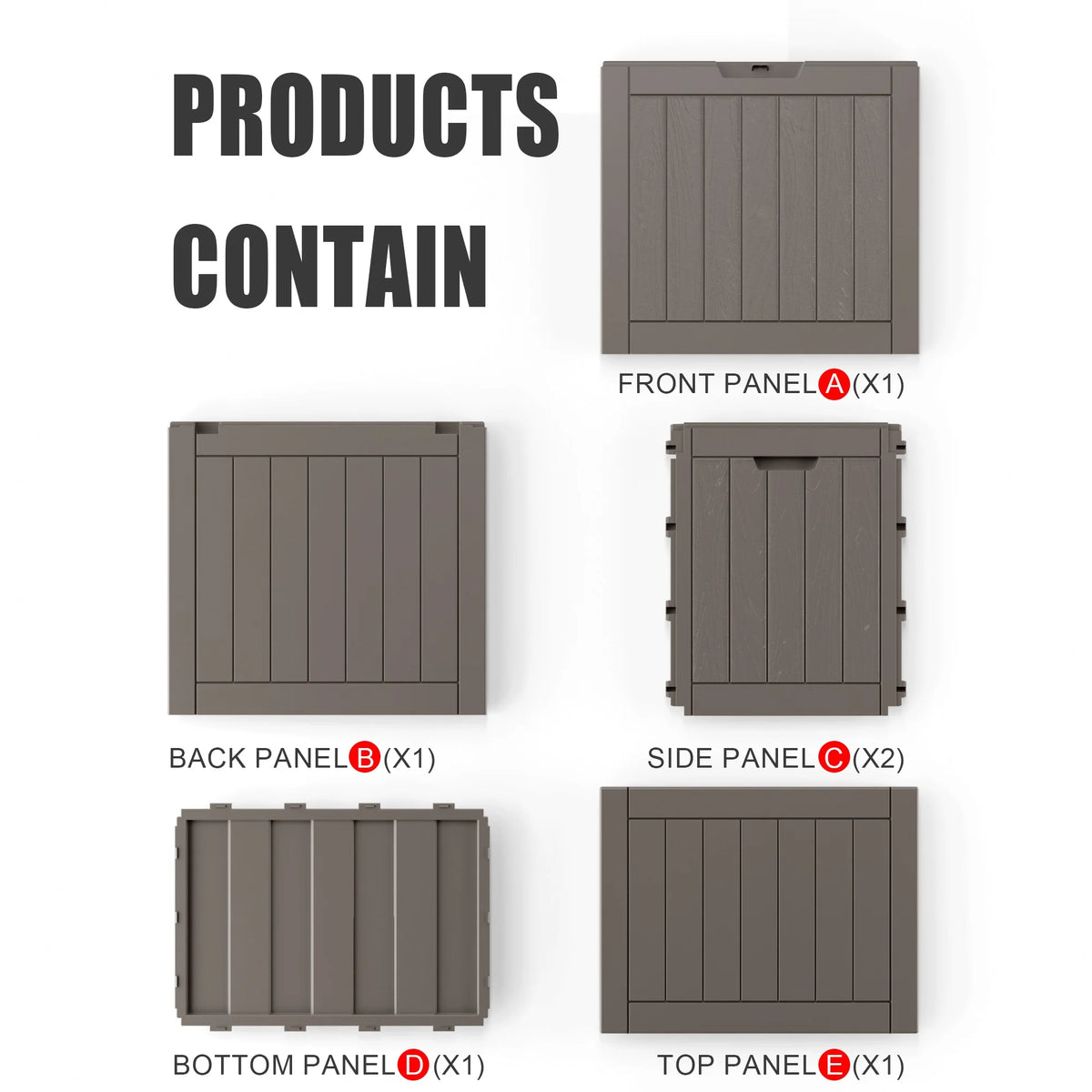 30 Gallon Waterproof Deck Box W17278