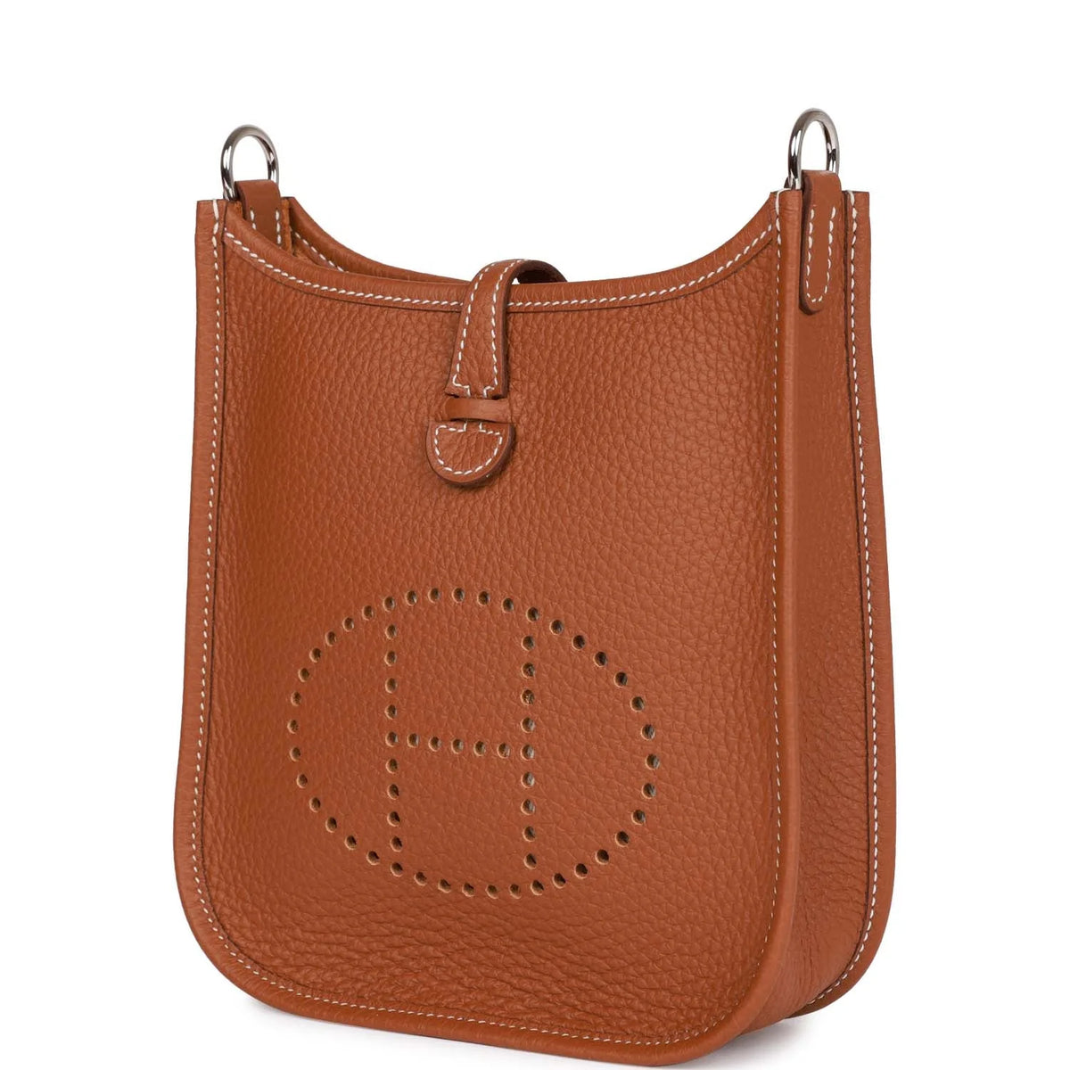 Gold Clemence Palladium Hardware Bag D195
